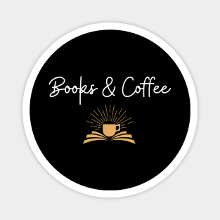 Books & coffee lover Magnet